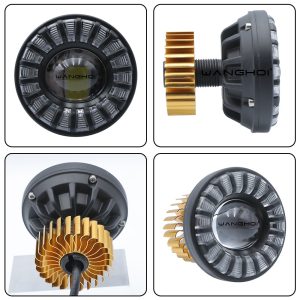 Round Rotating Angel Eye LED Auxiliary Spotlight