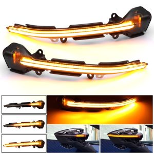 Seat Sequential Led Rearview Mirror Turn Signal Light 05 Sequential LED Rearview Mirror Turn Signal Light for SEAT Applications - installation / package