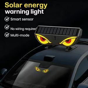 solar-car-rear-window-dynamic-expression-led-warning-light-02 Solar Car Rear Window Dynamic Expression LED Warning Light