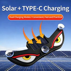 solar-car-rear-window-dynamic-expression-led-warning-light-03 Solar Car Rear Window Dynamic Expression LED Warning Light