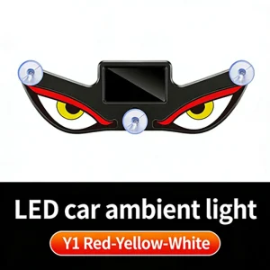 solar-car-rear-window-dynamic-expression-led-warning-light-06 Solar Car Rear Window Dynamic Expression LED Warning Light