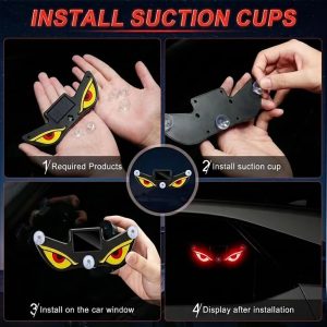 solar LED devil eye windshield warning light 3 solar LED devil eye windshield warning light 3