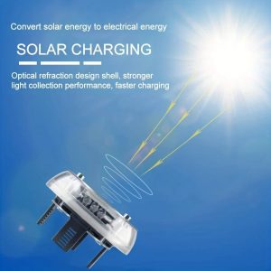 Solar wheel hub light solar charging graphic