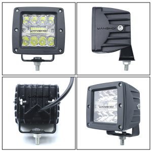 Square Three-Row LED Work Light