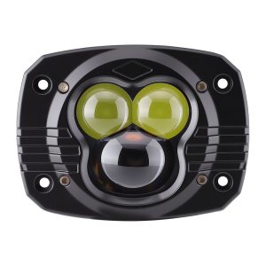 Three-Bead Square Recessed LED Work Light