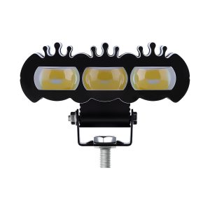Three Pearl Demon Eye LED Motorcycle Spotlight