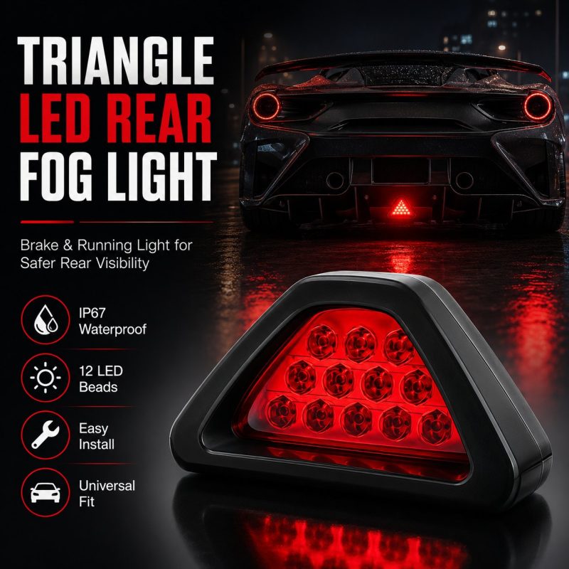 Triangle LED Rear Fog Light Main