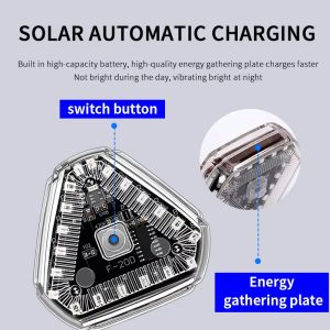 triangle-solar-led-strobe-warning-light-for-motorcycle-car-03 Triangle Solar LED Strobe Warning Light for Motorcycle Car