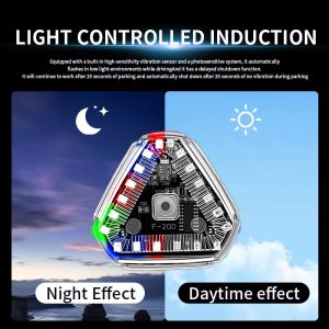triangle-solar-led-strobe-warning-light-for-motorcycle-car-04 Triangle Solar LED Strobe Warning Light for Motorcycle Car