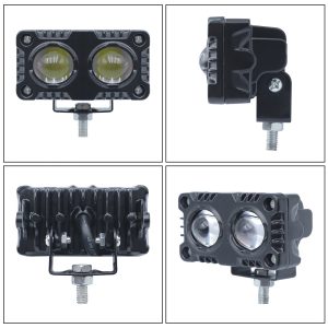 Two-Color Compact Dual-Lens LED Spotlight