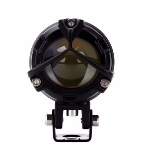 Universal Motorcycle LED Lens Spotlight White / Yellow High Low Beam