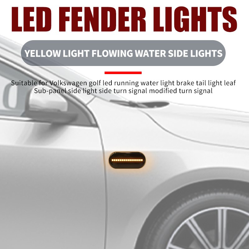 Universal Sequential LED Fender Side Marker Light 01