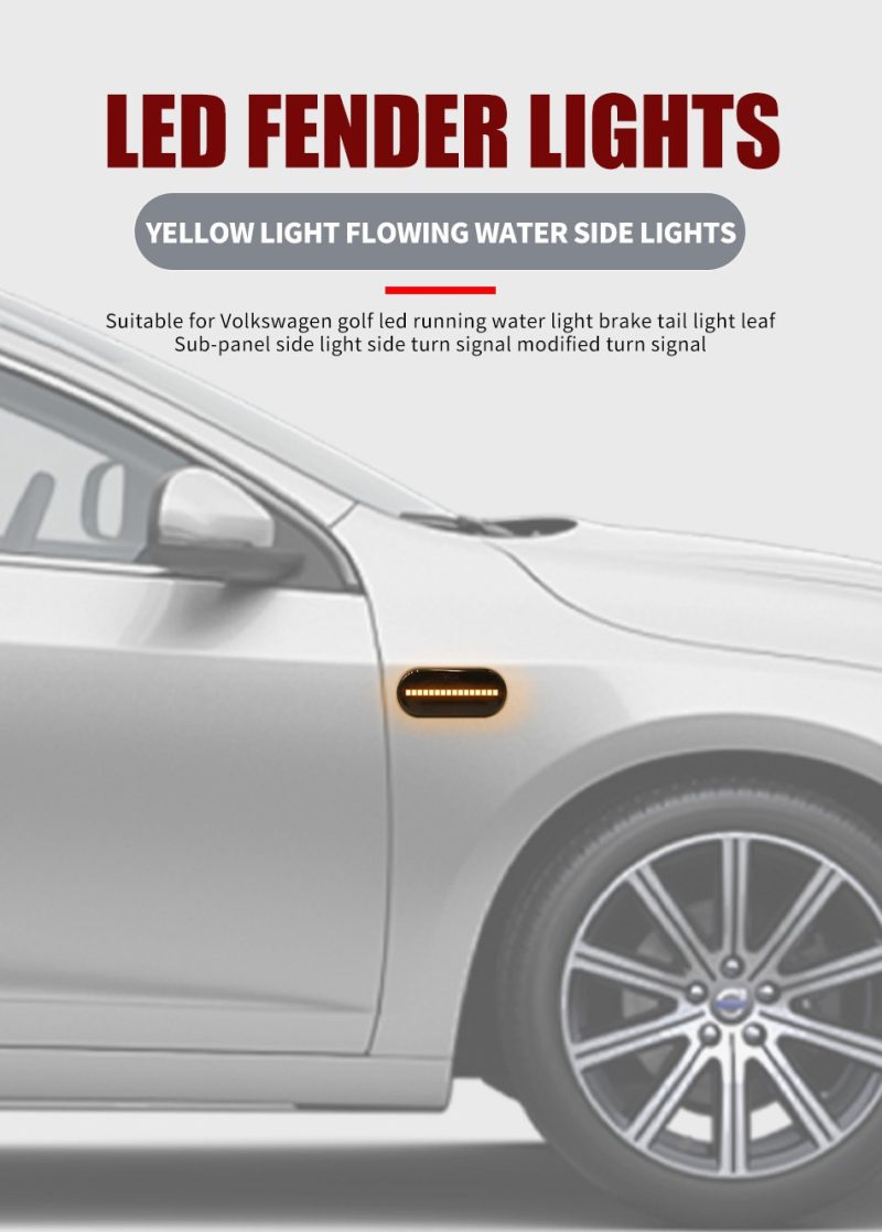 Universal Sequential LED Fender Side Marker Light 06
