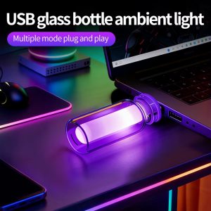 USB RGB LED Car Interior Ambient Light with 10 Modes