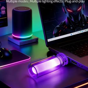 USB RGB LED Car Interior Ambient Light with 10 Modes