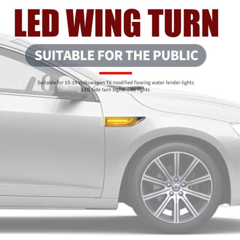 Volkswagen T6 Sequential LED Side Wing Turn Signal Light 01