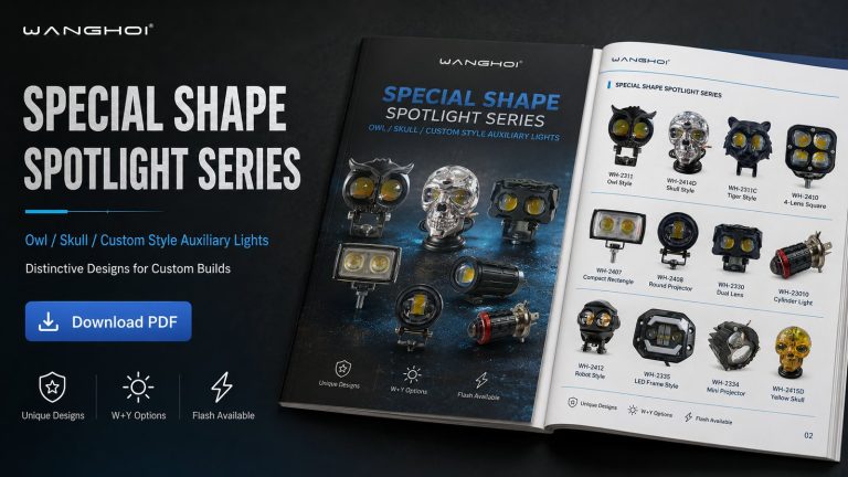 Wanghoi Special Shape LED Spotlight Series Guide