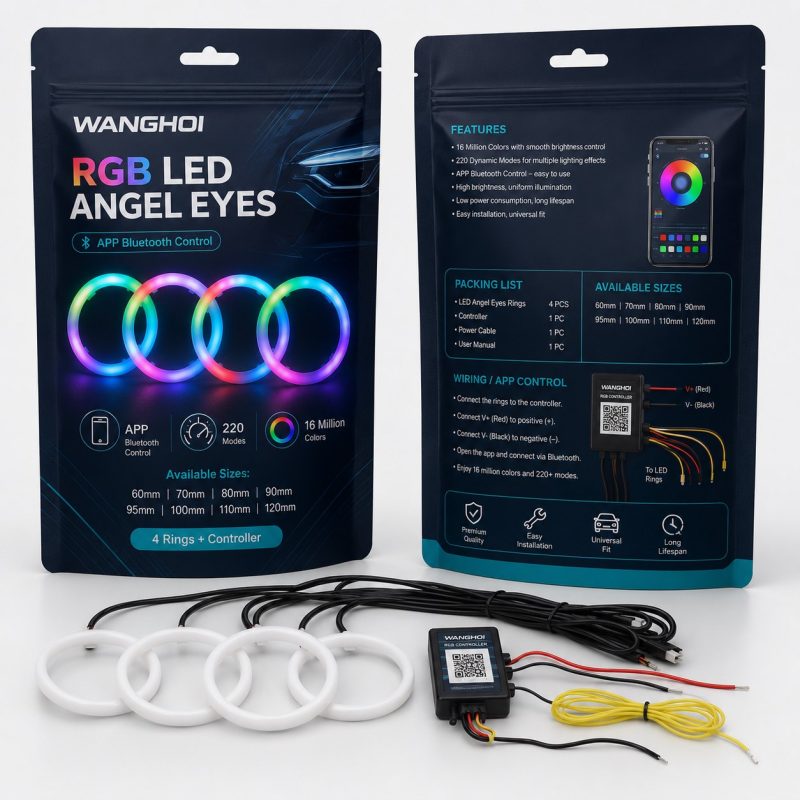 Wh 2840 Rgb Led Angel Eyes Package Kit Wh 2840 RGB LED Angel Eyes Package Kit