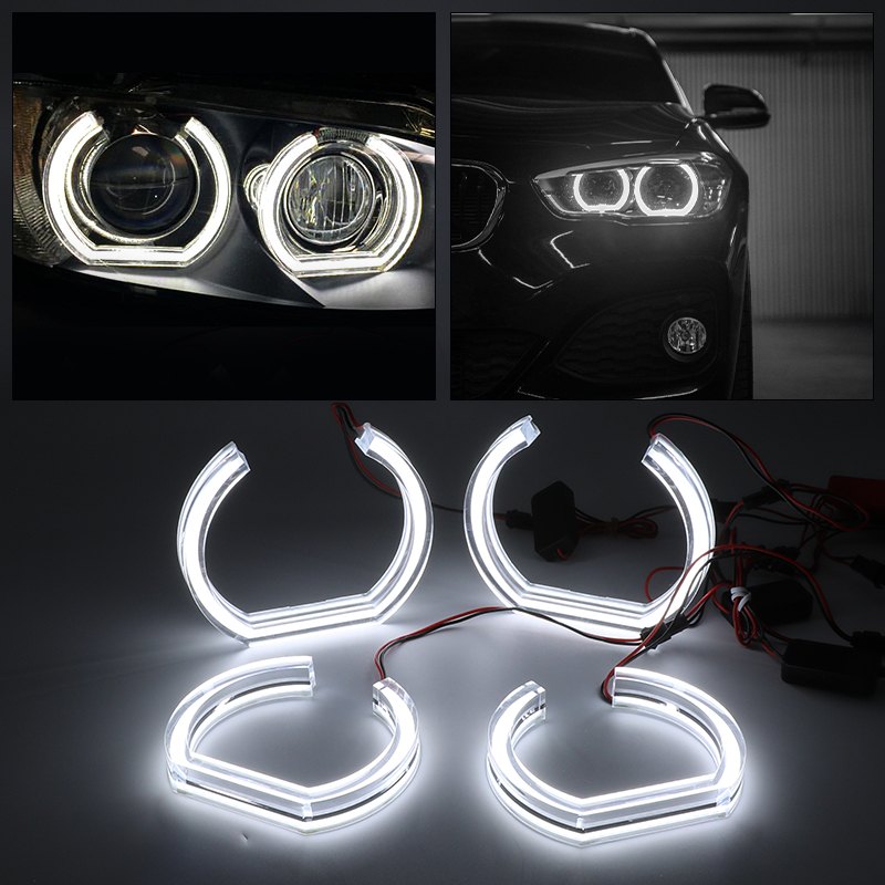 Wh 2867 Bmw E90 E92 M3 U Shaped Angel Eyes Installed Effect Wh 2867 Bmw E90 E92 M3 U Shaped Angel Eyes Installed Effect