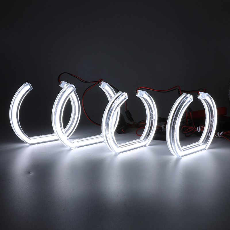Wh 2867 Bmw E90 E92 M3 U Shaped Angel Eyes Lit Set Wh 2867 Bmw E90 E92 M3 U Shaped Angel Eyes Lit Set