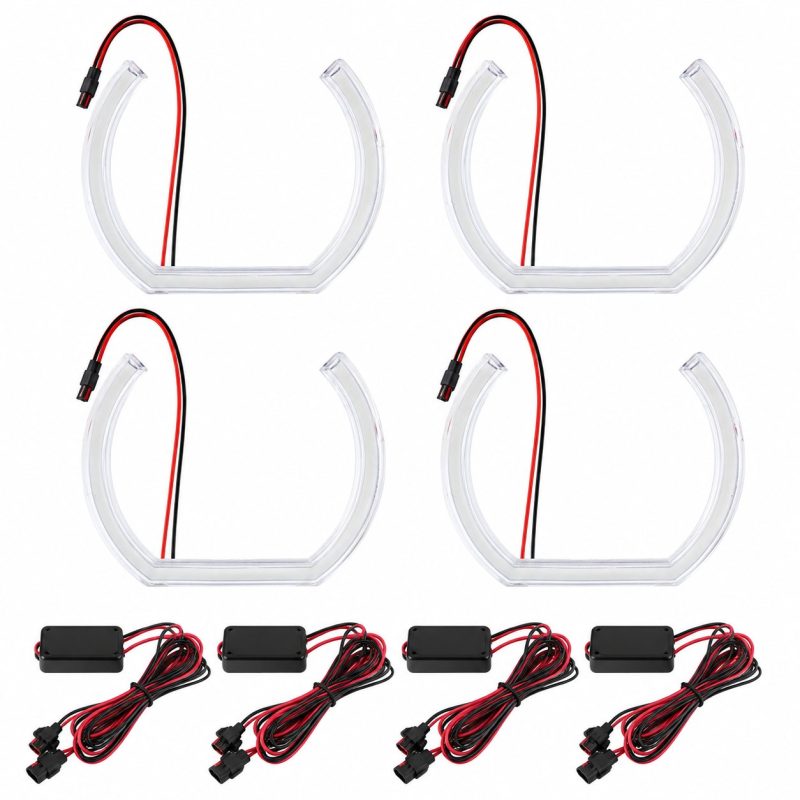 Wh 2867 U Shaped White Angel Eyes 146mm Main