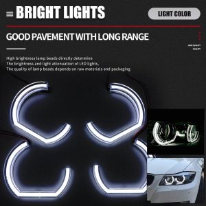 Wh 2874 Half U Shaped Single Color Angel Eyes Bright Light Bright light graphic for WH-2874 half U-shaped single color angel eyes