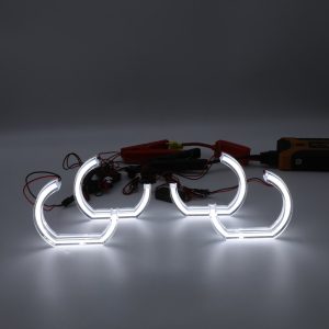 Wh 2874 Half U Shaped Single Color Angel Eyes Real Lighting Photo Real lighting photo for WH-2874 half U-shaped single color angel eyes
