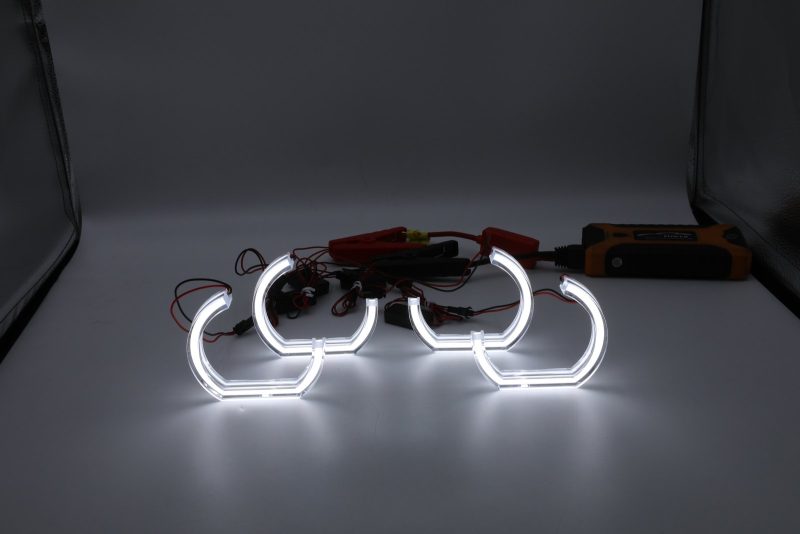 Wh 2874 Half U Shaped Single Color Angel Eyes Real Lighting Photo Wh 2874 Half U Shaped Single Color Angel Eyes Real Lighting Photo