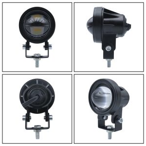 White-Yellow Round Laser Cannon LED Spotlight