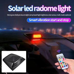 Wireless Solar LED Cab Roof Lights for Pickup Truck SUV Motorcycle
