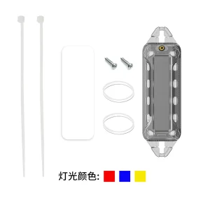 wireless-solar-led-strobe-warning-light-for-motorcycle-car-bike-06 Wireless Solar LED Strobe Warning Light for Motorcycle Car Bike