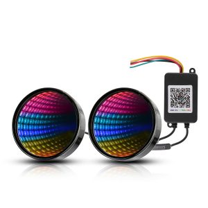 App Controlled Abyss Mood Light Square Main App-Controlled Abyss Mood Light for Motorcycle Mirror Styling