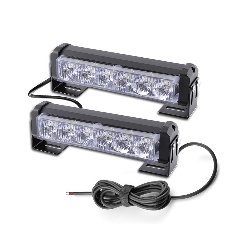 1-to-2 LED Grille Strobe Warning Light Kit