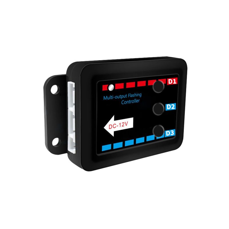Controller reference for 1-to-4 LED grille strobe warning light kit