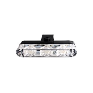 Side view of LED grille strobe warning light module