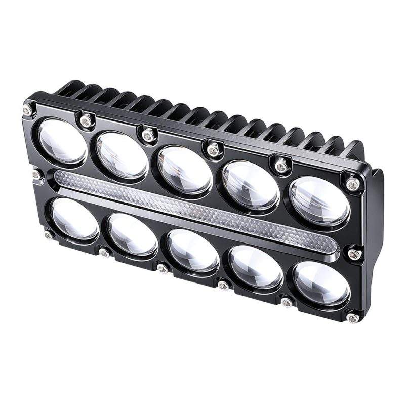 10 Bead Three Row Led Auxiliary Spotlight Main 10-Bead Three-Row LED Auxiliary Spotlight