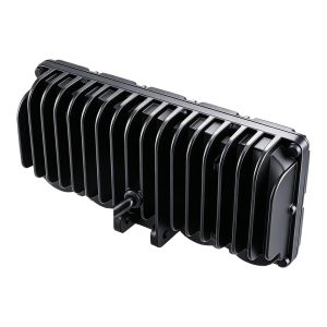 10 Bead Three Row Led Auxiliary Spotlight Rear Cooling Rear housing view showing the aluminum cooling fin direction.