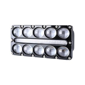 10 Bead Three Row Led Work Light Drl Strip 01 Work10 Main 10-Bead Three-Row LED Work Light with DRL Strip