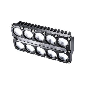 10 Bead Three Row Led Work Light Drl Strip 02 Work10 Angle 10-bead three-row LED work light angle view