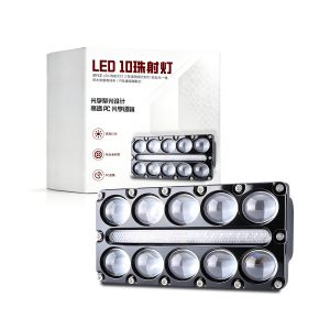 10 Bead Three Row Led Work Light Drl Strip 06 Work10 Package 10-bead three-row LED work light package and lamp