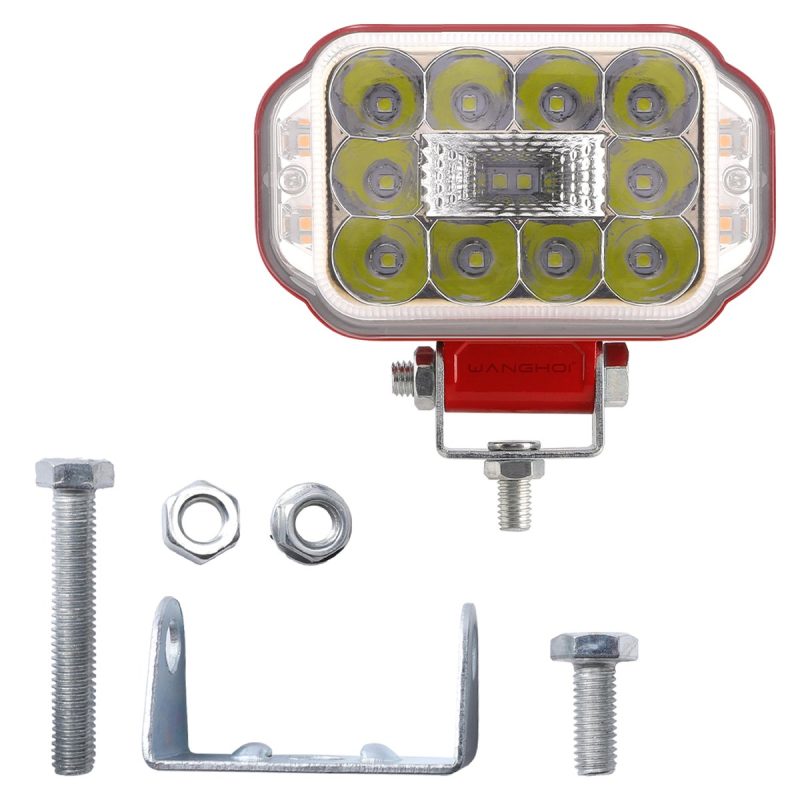 109Mm Square Chinese Knot Led Work Light Mounting Hardware Mounting hardware reference supplied with the 109mm work light image set.