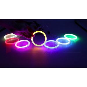 113Mm Cotton Light Led Angel Eye Halo Ring Lighting Effect 1 Lighting effect reference frame extracted from the supplied product video.