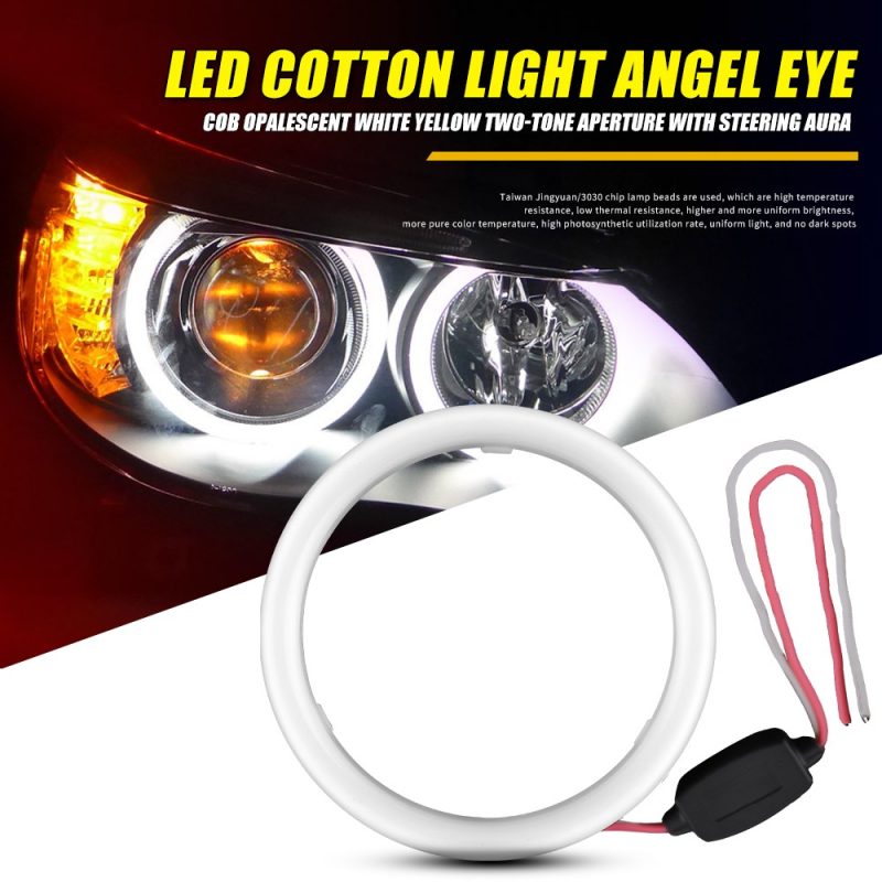 113Mm Cotton Light Led Angel Eye Halo Ring Main 113mm Seven-Color Cotton Light LED Angel Eye Halo Ring 12V-24V IP68