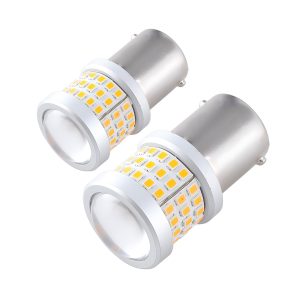 1156 69 Smd Led Brake Position Bulb Pair 03 Smd1156 Angle Angle view of 1156 69-SMD LED brake position bulbs