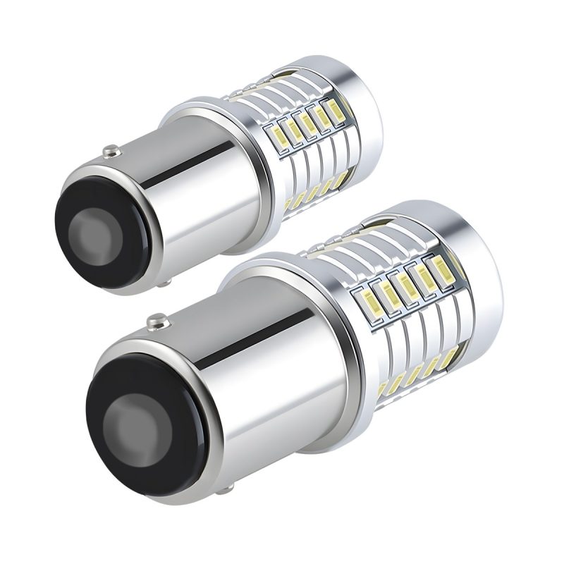 1156 Multi Smd Led Brake Position Bulb Pair 03 Multi1156 Base A Base view of 1156 multi-SMD LED brake position bulb pair