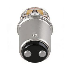 1157 5 Sided Led Brake Position Bulb Pair 04 Led1157 Base Base view of 1157 5-sided LED brake position bulb