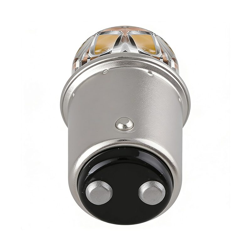 1157 5 Sided Led Brake Position Bulb Pair 04 Led1157 Base Base view of 1157 5-sided LED brake position bulb