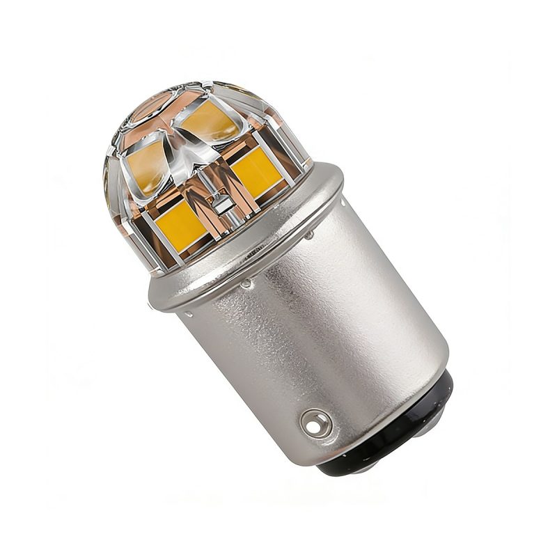 1157 5 Sided Led Brake Position Bulb Pair 05 Led1157 Angle Angle view of 1157 5-sided LED brake position bulb