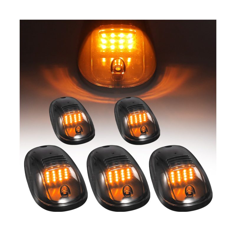 12 Bead Led Mouse Roof Marker Light Kit 04 Mouse Roof Effect 12-bead LED mouse roof marker light amber effect