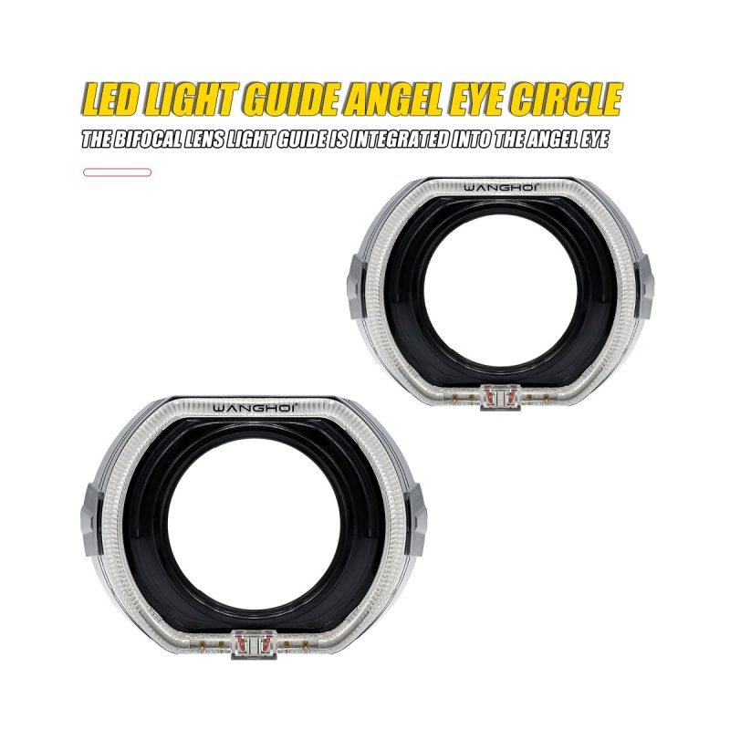 120Mm Light Guide Angel Eye Projector Shroud Pair 01 Lightguide 120 Shroud Main 120mm Light Guide Angel Eye Projector Shroud Pair